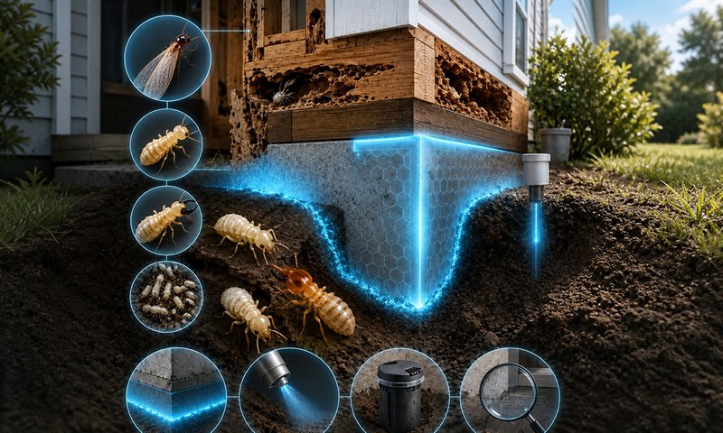 白蟻的生物學特性與建筑物防制措施